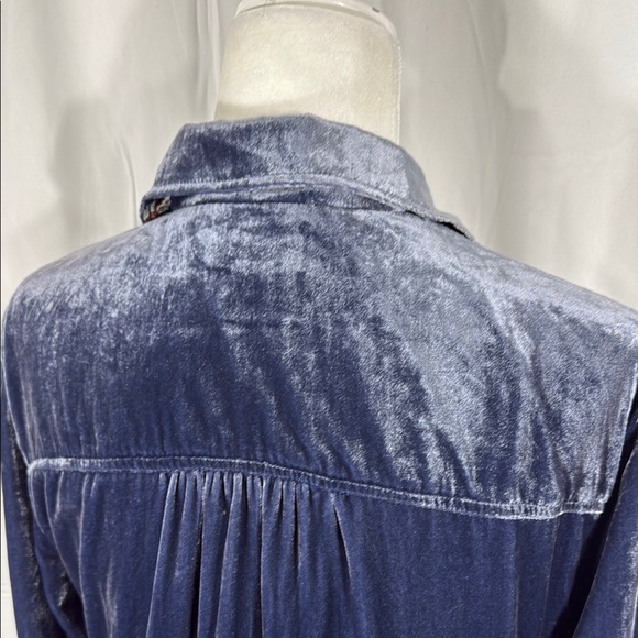 Maeve Velvet D-Ring Belted Navy Tunic Dress Size 14 - Picture 10 of 13